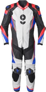 gms GRC-1 Zwart Rood Blauw 1-Delig Motorpak, Nieuw met kaartje, Overall, Gms, Heren