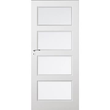 Skantrae binnendeur SKS1235 88x211,5 (Wit, satino-facet), 80 tot 100 cm, Binnendeur, Nieuw, Ophalen of Verzenden