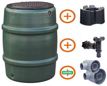 Regenton 115 liter Storm actiepakket, Tuin en Terras, Nieuw
