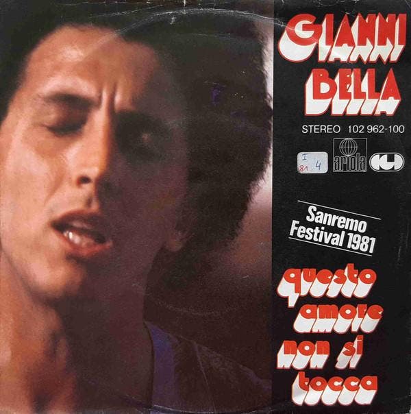 Gianni Bella - Questo Amore Non Si Tocca, Cd's en Dvd's, Vinyl | Pop, Gebruikt, Ophalen of Verzenden