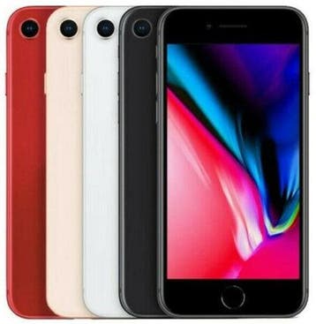 Apple iPhone 8 (model 2016) 64GB zwart 4.7 inch (ex demo +, Telecommunicatie, Mobiele telefoons | Apple iPhone, Ophalen of Verzenden