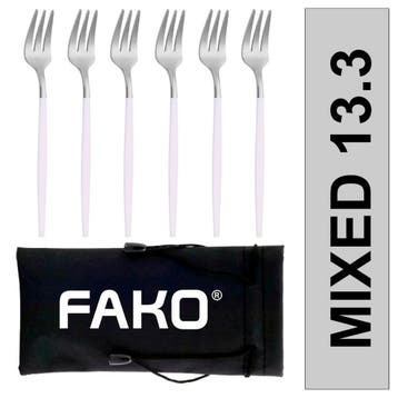 Fako Bijoux - Gebaksvork / Dessertvork Smal - 13cm -, Verzenden, Nieuw