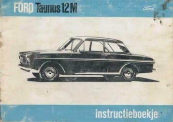 1964/65 Ford Taunus 12M Instructieboek Handleiding Nederland, Verzenden