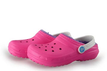 Crocs Slippers Meisjes in maat 13 Roze, Crocs, Verzenden, Jongen of Meisje, Schoenen