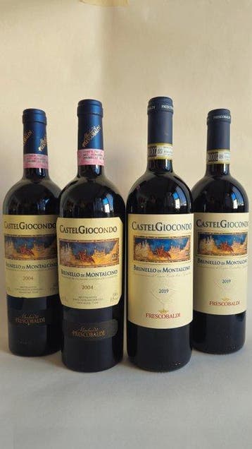 2004 x2 & 2019 x2 CastelGiocondo - Brunello di Montalcino -, Nieuw