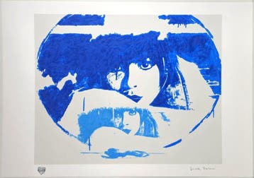 Giosetta Fioroni (1932) - Doppio Liberty Light Blue