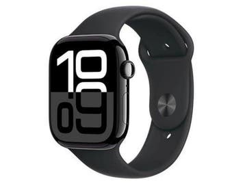 Apple Watch Series 10 - 42mm - Aluminium - Gitzwart - GPS +, Verzenden, Zo goed als nieuw, Apple