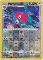 Porygon2 117/198 reverse holo Chilling Reign, Ophalen of Verzenden, Nieuw, Losse kaart, Foil