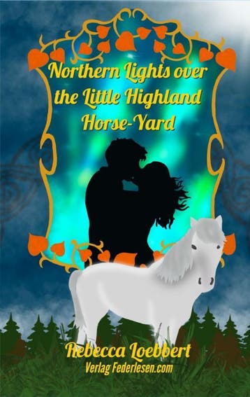 Northern Lights Over The Little Highland Horse-Yard | Nieuw, Ophalen of Verzenden, Nieuw, Rebecca Loebbert