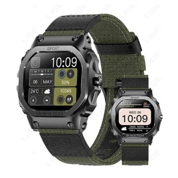 Smartwatch Gezondheid Monitor - Sport Health Tracker Horloge, Verzenden, Nieuw, Lige