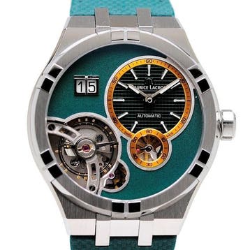 Maurice Lacroix Aikon Master Grand Date SPECIAL EDITION, Sieraden, Tassen en Uiterlijk, Overige merken, Leer, Staal, Polshorloge
