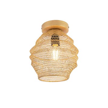 Oosterse plafondlamp goud - Nidum Bene, Verzenden, Nieuw