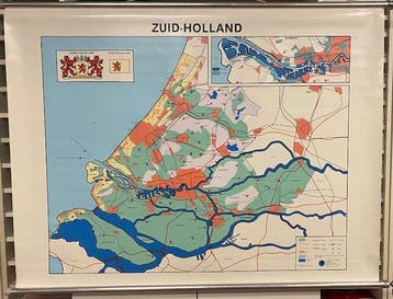 Klassikale kaart Zuid-Holland, Verzenden, Nieuw
