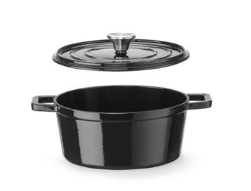Braadpan geëmailleerd gietijzer, HENDI, 3,7L, Zwart, 317x240, Ophalen of Verzenden, Nieuw in verpakking