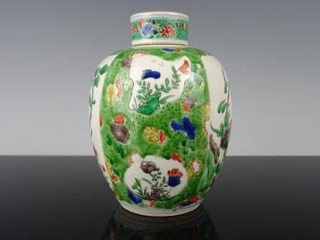 Pot - Porselein - Kangxi 1662-1722