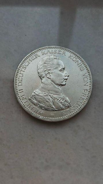Duitsland, keizerrijk 5 Mark 1913, Prussia (Zonder