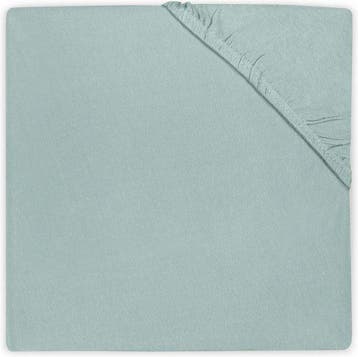 Jollein Hoeslaken katoen 60x120cm soft green, Verzenden, Nieuw