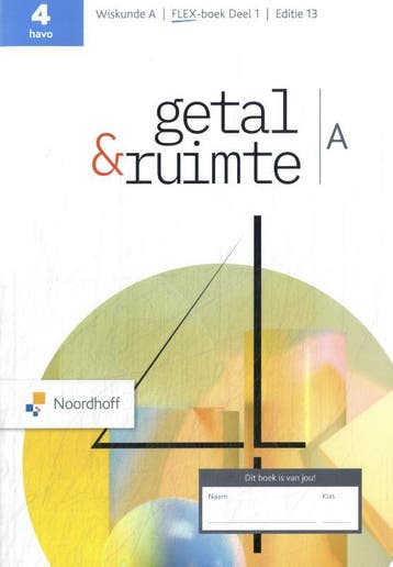 Getal  Ruimte havo A deel 1 Leerboek 9789001064525, Boeken, Verzenden, Zo goed als nieuw