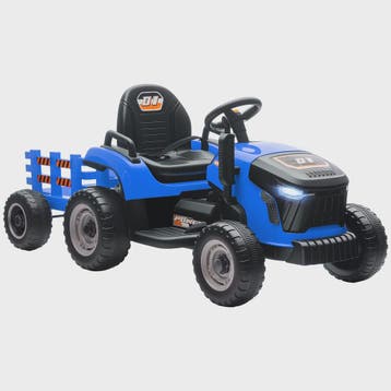 Elektrische Kinder Tractor met Afneembare Aanhanger - 12V Ac, Verzenden, Nieuw