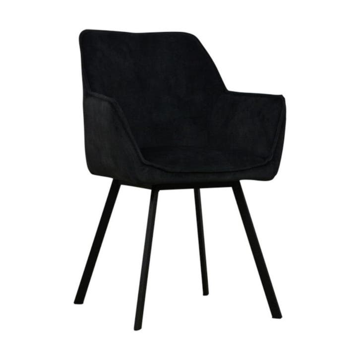Eetkamerstoel Stella | Zwart, Huis en Inrichting, Stoelen, Nieuw, Ophalen of Verzenden