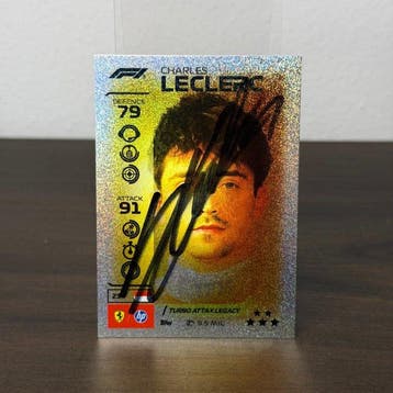 Ferrari - Topps Turbo Attax Legacy Leclerc Signed - Charles, Nieuw