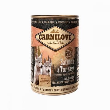 Carnilove Dog Blik - Zalm / Kalkoen Voor Puppies 400g, Verzenden