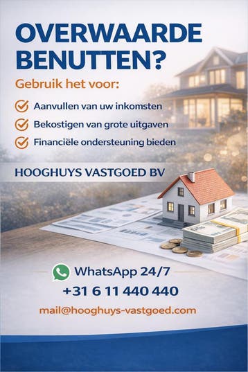 OVERWAARDE BENUTTEN? ONTVANG VANDAAG EEN BOD OP UW WONING!