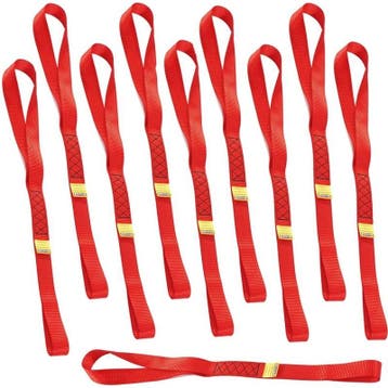 Set van 10 stuks spanbanden 60 cm met dubbele lus / sjorband, Ophalen of Verzenden, Nieuw