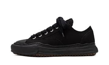 Maison Mihara Yasuhiro Peterson OG Sole Canvas Low Black Bla, Nieuw