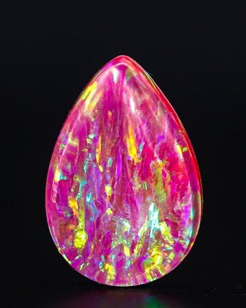 Borealis Pink Bello Opal • 8,05 ct • Ribbon Flash &