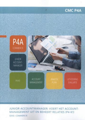 CMC P4A Junior accountmanager Voert het accoun 9789400240339, Zo goed als nieuw