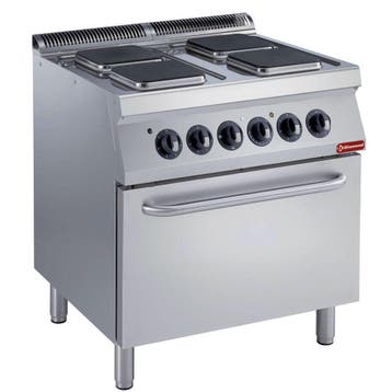 Diamond Elektrisch Fornuis | 4 Platen | GN 2/1 Oven | 16.4kW, Ophalen of Verzenden, Nieuw in verpakking