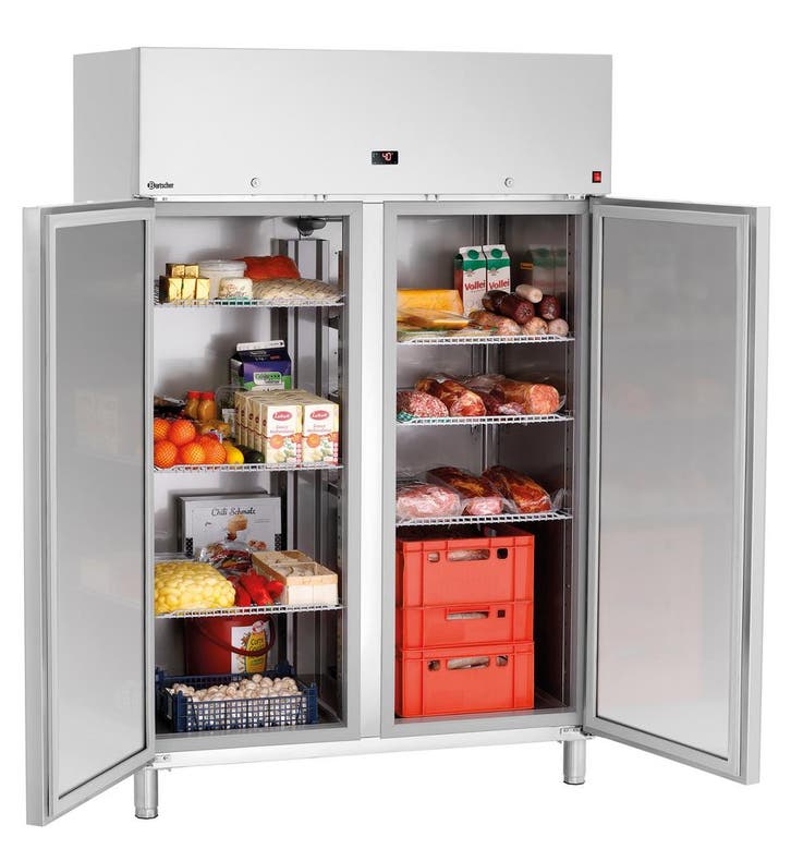 Bartscher Koelkast | 1400L 2/1 GN | RVS | -2°C/+8°C | Geforc, Witgoed en Apparatuur, Koelkasten en IJskasten, Ophalen of Verzenden