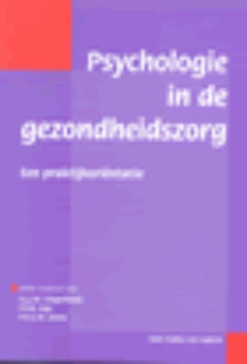 Psychologie in de gezondheidszorg 9789031337965, Boeken, Verzenden, Gelezen