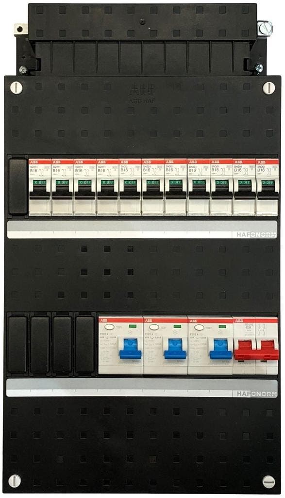 ABB groepenkast 11 groepen 1-fase, Doe-het-zelf en Verbouw, Elektra en Kabels