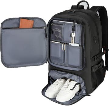 Backpack met Laptopvak | Retourdeal | Laatste Stuk!, Zwart, Minder dan 40 cm, Minder dan 35 cm, Zo goed als nieuw