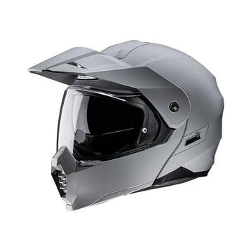 HJC C80 Grijs Adventure Helm, Nieuw met kaartje, Systeemhelm, HJC, Heren