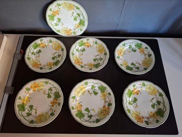 Villeroy & Boch - Eetservies (7) - Geranium - Porselein -