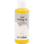 Linoleum Verf, geel, 85 ml/ 1 fles, Hobby en Vrije tijd, Nieuw