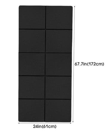 Opvouwbare Yoga Mat TPE Antislip voor Thuis en Reizen, Verzenden, Nieuw