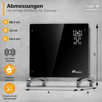 Convectorkachel - Elektrisch - Kachel - Heater - Verwarming, Verzenden, Zo goed als nieuw