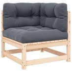 Loungehoekbank Tuin - Antraciet | Tweedekansje | OP=OP, 3 zitplaatsen, Ophalen of Verzenden, Zo goed als nieuw, Loungeset