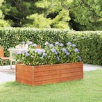 vidaXL Plantenbak verhoogd 160x80x45 cm cortenstaal roestig, Tuin en Terras, Bloembakken en Plantenbakken, 100 cm of meer, Verzenden