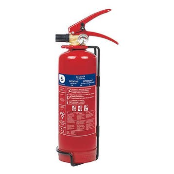 Brandblusser | Smartwares (Poeder, 1 kg, Klasse A, B, C), Verzenden, Nieuw