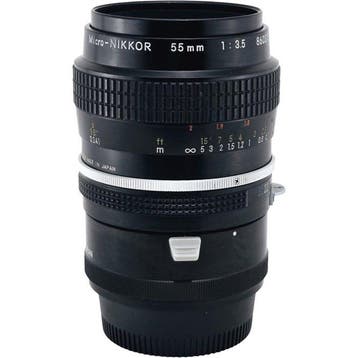 Nikon Micro-Nikkor 55mm F3.5 + M2 Extension Ring Prime lens, Nieuw