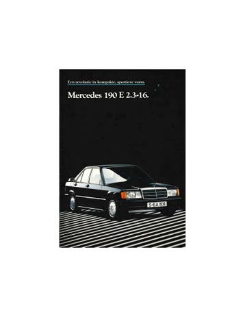 1986 MERCEDES BENZ 190E 2.3-16 BROCHURE NEDERLANDS, Boeken, Nieuw, Author