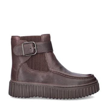 Clarks Torhill Buckle rits- & gesloten boots voor dames, Bruin, Verzenden, Lage of Enkellaarzen, Nieuw