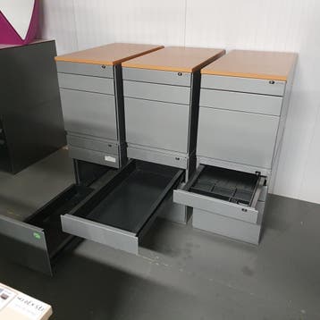Ahrend 6-delig ladeblok met 12 lades - 105x139x76 cm, Ophalen of Verzenden, Nieuw