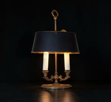 Bouilotte lamp - Style Empire - Brons, Metaal