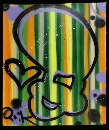 Quik (1958) - Peinture sur toile non tendue (collection